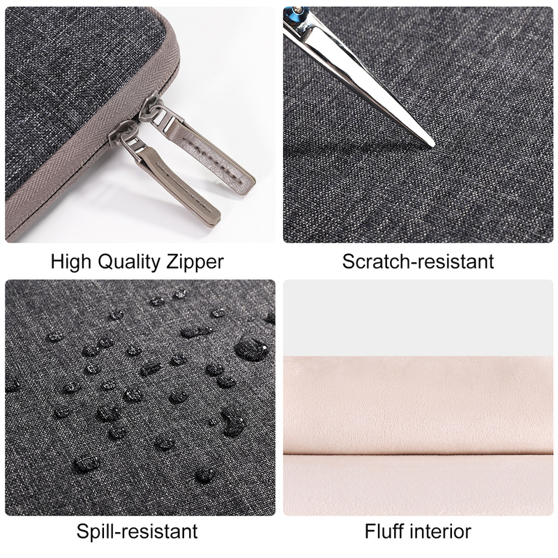 DOMISO Water resistant Laptop Sleeve With Handle For 10" 11" 13" 14 15 17 Inch Bag Notebook Computer bag 220629