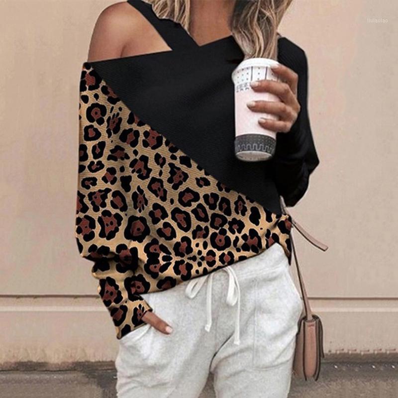 Women Leopard Blouse Long Sleeve Fashion Ladies Plus Size Spring Shirt Oversize Off Shoulder Topse Women' Blouses & Shirts 
Women Leopard Blouse Long Sleeve Fashion Ladies Plus Size Spring Shirt Oversize Off Shoulder Topse Women' Blouses & Shirts