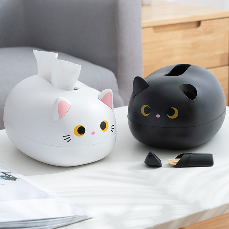 Multifunction Tissue Kitchen Napkin Storage Box Wc Container Desktop Toilet Paper Holder Cute Cat Style Decorate 220610
Multifunction Tissue Kitchen Napkin Storage Box Wc Container Desktop Toilet Paper Holder Cute Cat Style Decorate 220610