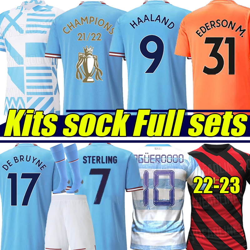 21/22/23 HAALAND Soccer Jerseys GREALISH STERLING MANS CITIES MAHREZ fans player version DE BRUYNE FODEN MENDY Agueroooo 2022 2023 football tops shirt kids kit sets, Mancheng 22-23 home
21/22/23 HAALAND Soccer Jerseys GREALISH STERLING MANS CITIES MAHREZ fans player version DE BRUYNE FODEN MENDY Agueroooo 2022 2023 football tops shirt kids kit sets, Mancheng 22-23 home