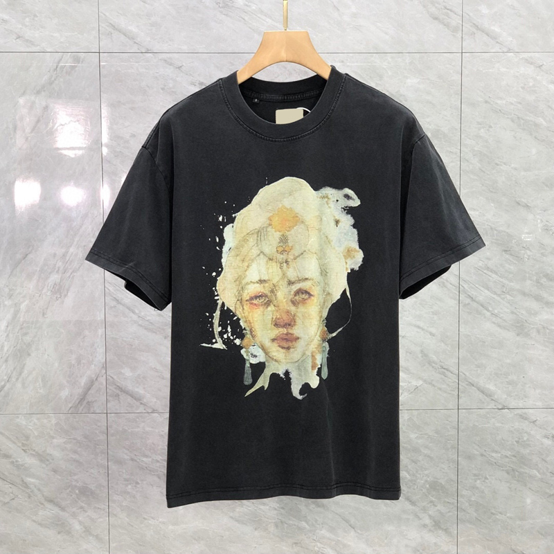 22ss Photos Portrait Golden Print Washed Vintage T shirts Spring Summer USA Short Sleeve Mens Tshirt Women Clothes Casual Cotton Tee, Distressed black
22ss Photos Portrait Golden Print Washed Vintage T shirts Spring Summer USA Short Sleeve Mens Tshirt Women Clothes Casual Cotton Tee, Distressed black