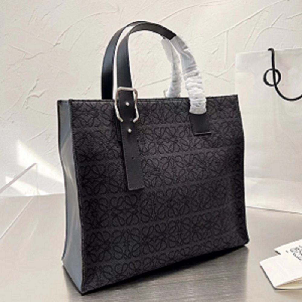 HIGH QUALITY Handbag Brands Women Shopping Bags Designers Canvas Pattern Tote Fashion Lady Classic Fashion Shows Exotic Totes, Black
