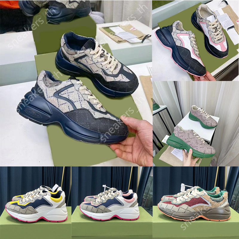2022 Designer Casual Shoes Rhyton Leather Sneakers Fashion Vintage Trainers Luxury Old Dad Sports Shoes Newest Men Women Loafers Strawberry Mouse Shoe With Box, Color21
2022 Designer Casual Shoes Rhyton Leather Sneakers Fashion Vintage Trainers Luxury Old Dad Sports Shoes Newest Men Women Loafers Strawberry Mouse Shoe With Box, Color21