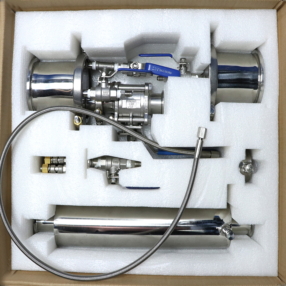 ZZKD 1/4 LB 120G Closed Loop Extractor Lab Supplies Upgraded Vacuum Chamber with Collection Tank
