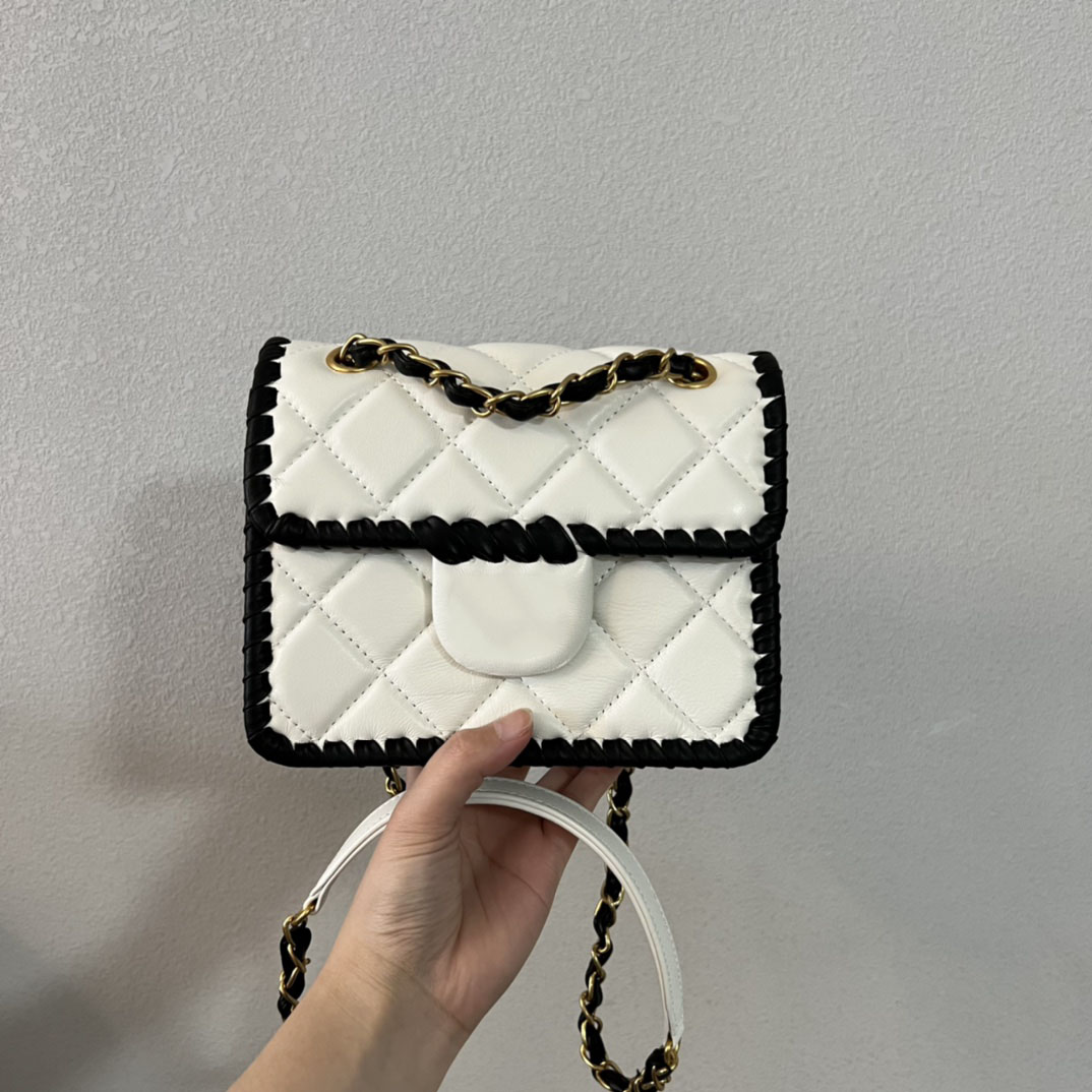 2022Ss Mini Quilted Flap Bags High Quality Lambskin Classic Colorblock Designer bag Gold Metal Chain Crossbody Bag Luxury French handbags, Box
2022Ss Mini Quilted Flap Bags High Quality Lambskin Classic Colorblock Designer bag Gold Metal Chain Crossbody Bag Luxury French handbags, Box