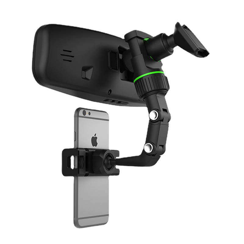 Universal mount phone holder multifunctional rotate 360 degrees car rearview mirror suspension holders for smartphone gps bracket