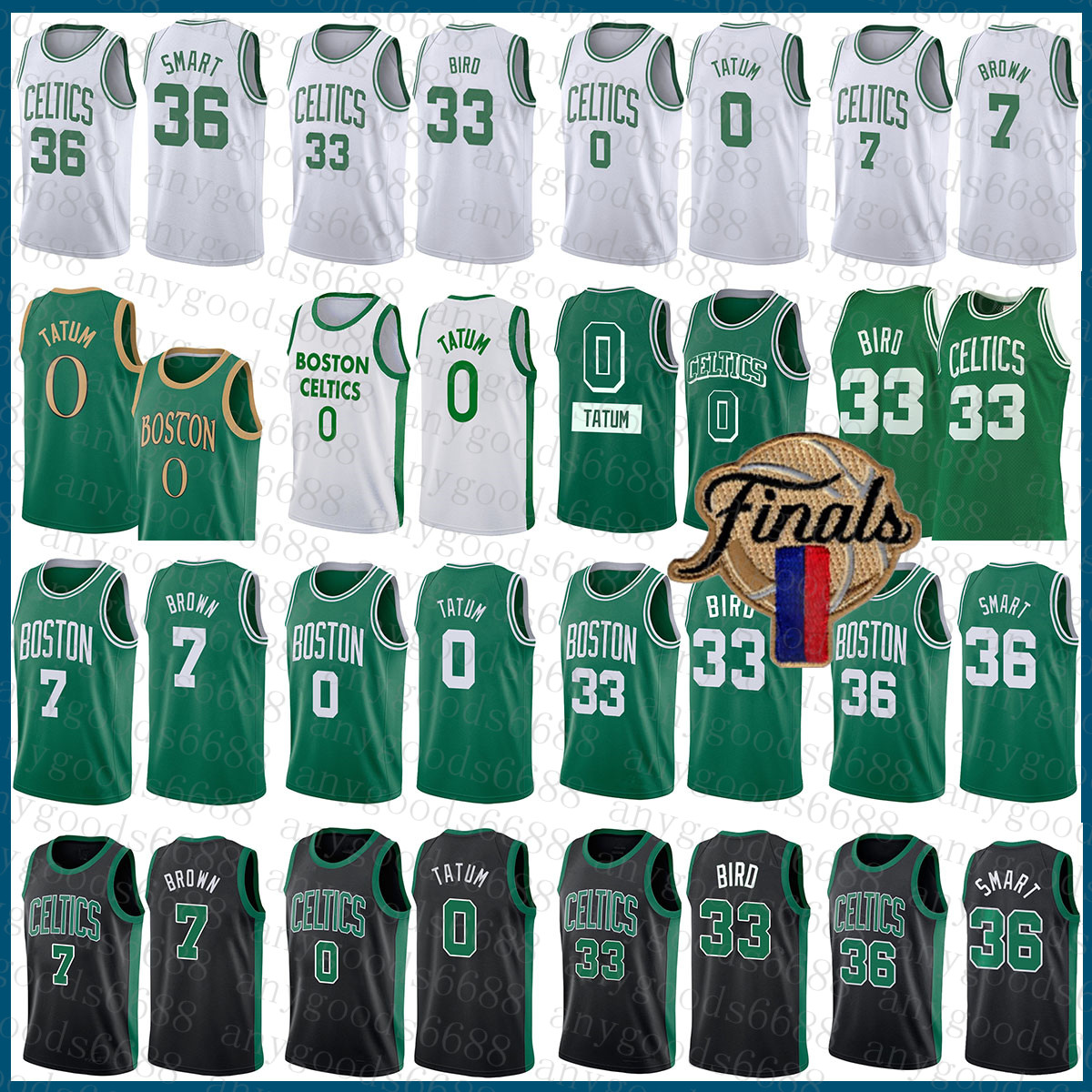 Bostons Celtices 7 36 Jayson Tatum Larry Bird Basketball Jersey 0 33 Jaylen Brown Marcus Smart Patch 02
Bostons Celtices 7 36 Jayson Tatum Larry Bird Basketball Jersey 0 33 Jaylen Brown Marcus Smart Patch 02