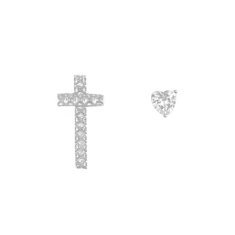 Sterg Sier Heart Earrings for Women - 2024 Fashion Jewelry Gift