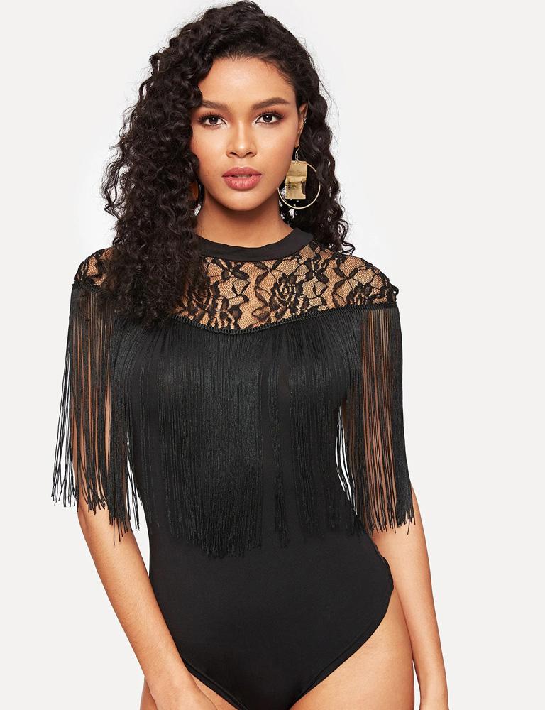 Women' Two Piece Pants Skinny Tassel Casual Bodysuit Sexy Women O-neck Black Bodycon Lace Club Romper OverallsWomen, Ml22886
Women' Two Piece Pants Skinny Tassel Casual Bodysuit Sexy Women O-neck Black Bodycon Lace Club Romper OverallsWomen, Ml22886