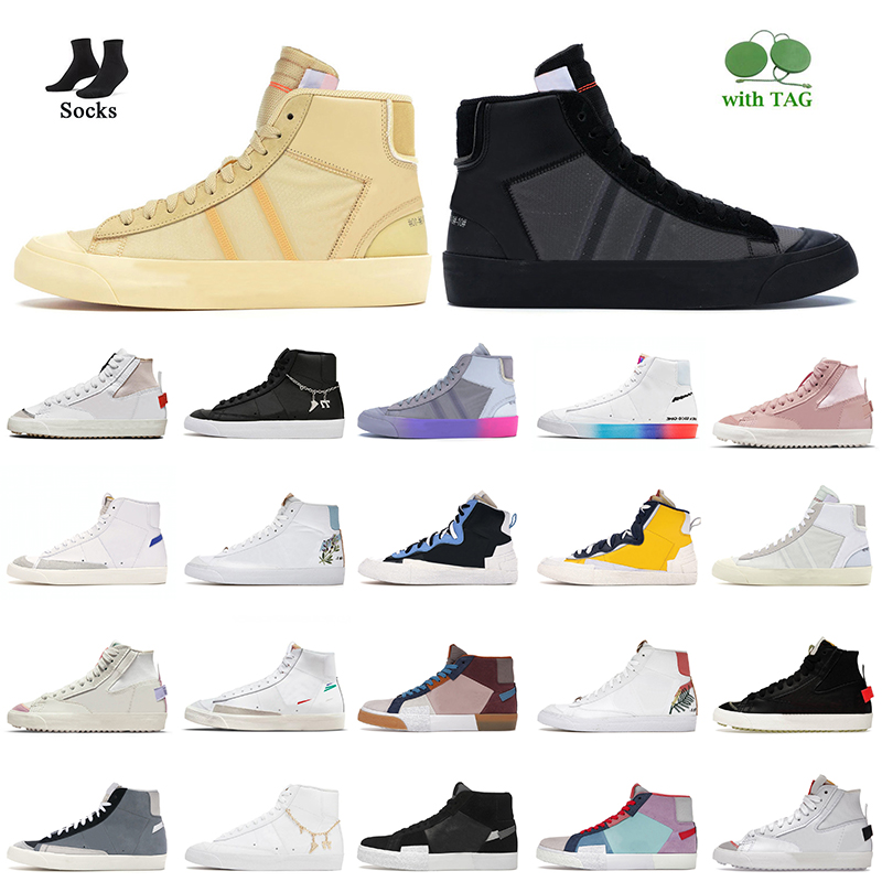 Top Fashion Designer Casual Shoes Blazer Mid 77 Vintage Women Mens Platform Trainers All Hallows Eve Grim Reaper Multi White Dark Russet Black Bright Crimson Sneaker, D18 black grey 36-45
Top Fashion Designer Casual Shoes Blazer Mid 77 Vintage Women Mens Platform Trainers All Hallows Eve Grim Reaper Multi White Dark Russet Black Bright Crimson Sneaker, D18 black grey 36-45