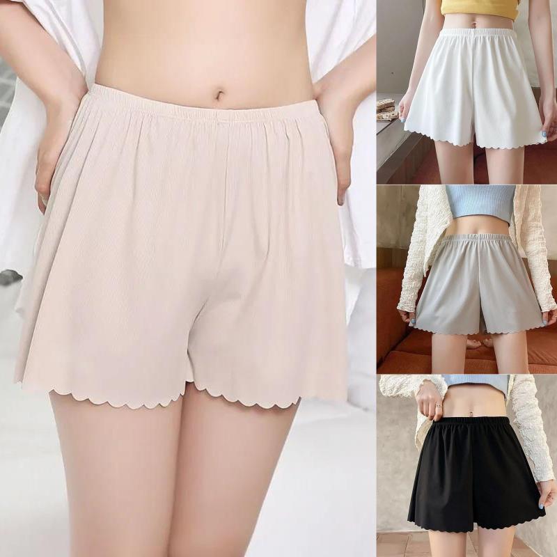 Women's Panties Women's Solid Pants Glare Ruffle Splice Non Rolling Shorts For Under Dresses Female Pack Soft Boxers WomenWomen's, White
Women's Panties Women's Solid Pants Glare Ruffle Splice Non Rolling Shorts For Under Dresses Female Pack Soft Boxers WomenWomen's, White