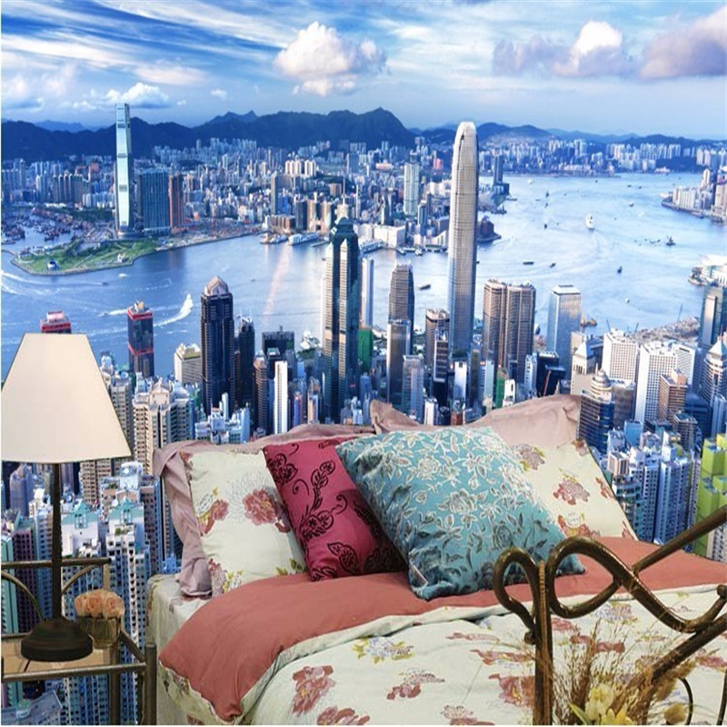 3d papel de paede Architectural modern city living room TV photo backdrop bedroom mural wallpaper painting, Blue
3d papel de paede Architectural modern city living room TV photo backdrop bedroom mural wallpaper painting, Blue