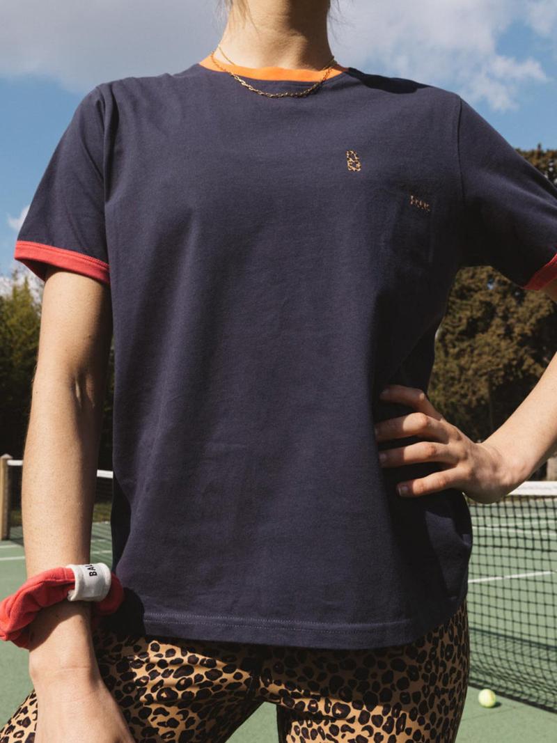 Women' T-Shirt Leopard Letter Print Fashion T-shirts Casual Cotton Top Tees Women Round Neck Short Sleeve T Shirt Lady All-match 2022 Summe, Navy blue
Women' T-Shirt Leopard Letter Print Fashion T-shirts Casual Cotton Top Tees Women Round Neck Short Sleeve T Shirt Lady All-match 2022 Summe, Navy blue