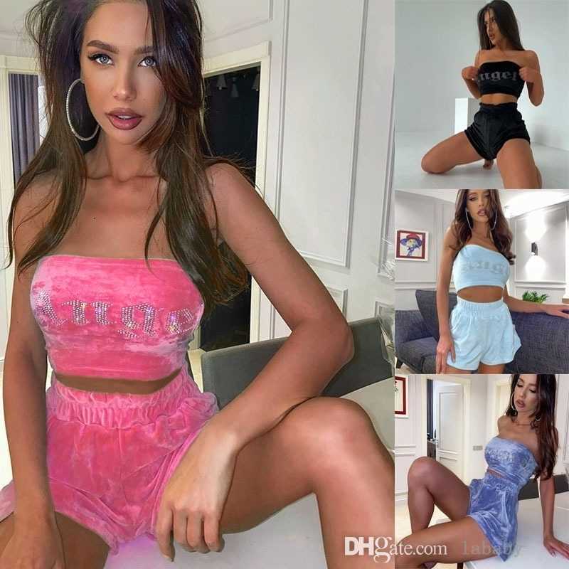 Women Two Piece Set Designer Spring Summer Letter Hot Drill Tube Top And Shorts Fashion Casual Ladies Suit, Black
Women Two Piece Set Designer Spring Summer Letter Hot Drill Tube Top And Shorts Fashion Casual Ladies Suit, Black