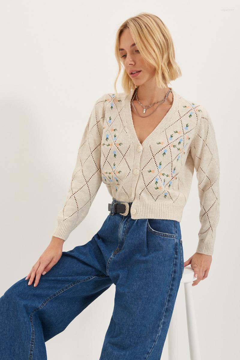 Women's Knits & Tees Trendyol Embroidered Knitwear Cardigan TWOAW22HI0188Women's Olga22, Stone
Women's Knits & Tees Trendyol Embroidered Knitwear Cardigan TWOAW22HI0188Women's Olga22, Stone