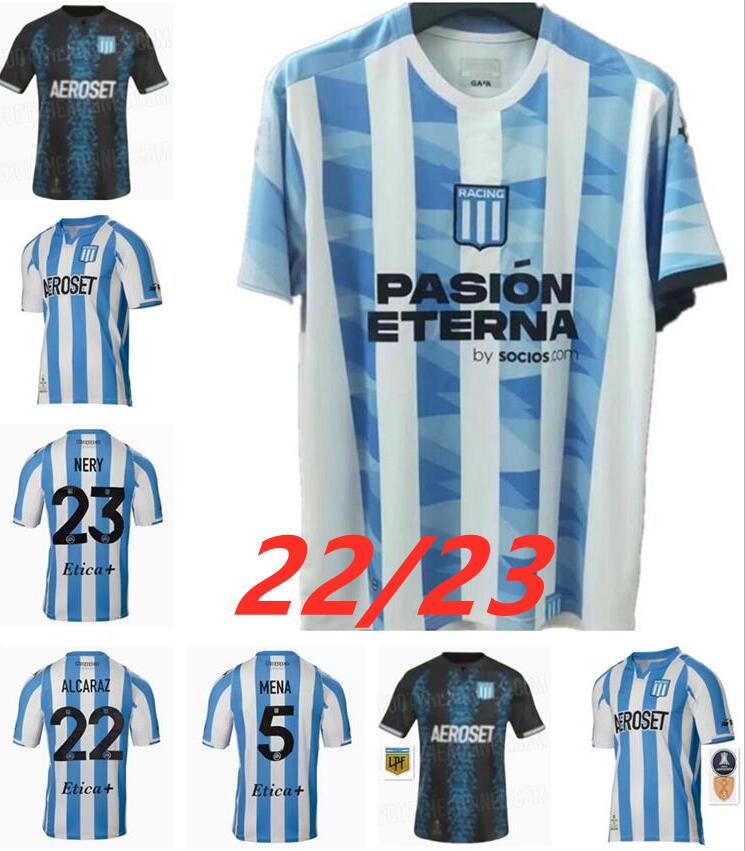 2022 2023 Racing Club soccer jersey 22 23 Copetti Rojas Hauche CARDONA ROJAS Moreno CHANCALAY home away 3rd football shirt, Black
2022 2023 Racing Club soccer jersey 22 23 Copetti Rojas Hauche CARDONA ROJAS Moreno CHANCALAY home away 3rd football shirt, Black