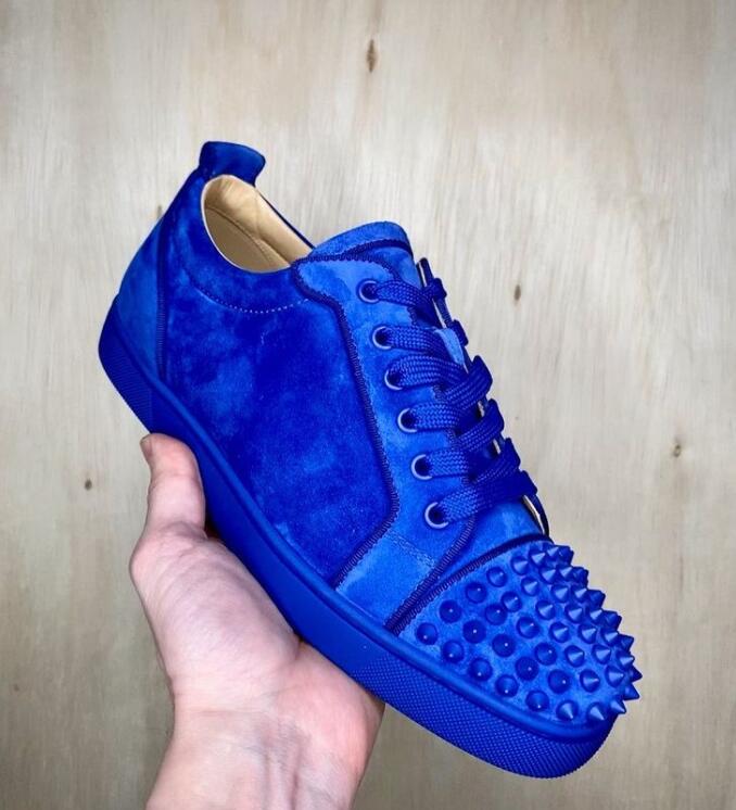 Designer men dress shoes sneaker Platform spiked sneakers casual junior spikes shoes bottoml red blue suede outdoor sports trainers low top
Designer men dress shoes sneaker Platform spiked sneakers casual junior spikes shoes bottoml red blue suede outdoor sports trainers low top
