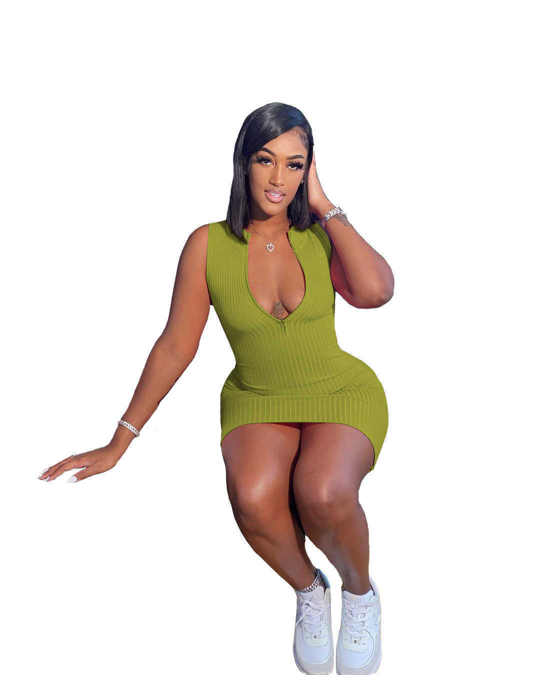 Summer Casual Dress Women Sexy Printed Zipper Tight Dress Designer Mini Skirt Sleeveless Party Nightclub Plus Size Womens Clothing, Light blue
Summer Casual Dress Women Sexy Printed Zipper Tight Dress Designer Mini Skirt Sleeveless Party Nightclub Plus Size Womens Clothing, Light blue