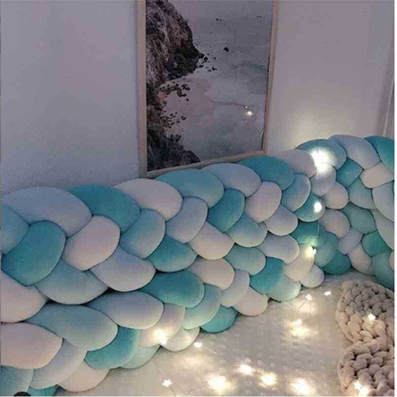 Four color Baby Knot Bed 2.2M Baby Handmade Nodic Knot born Bed Bumper Tour De Lit Bebe Tresse Baby Bed Bumper Knot Crib
Four color Baby Knot Bed 2.2M Baby Handmade Nodic Knot born Bed Bumper Tour De Lit Bebe Tresse Baby Bed Bumper Knot Crib