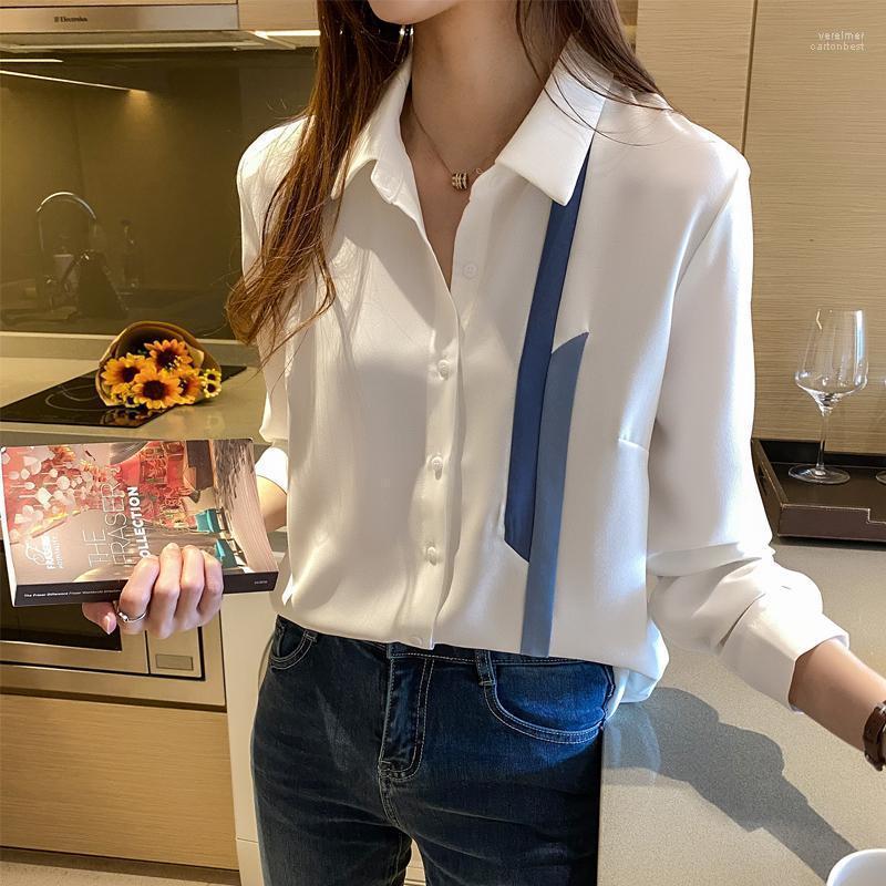 Women' Blouses & Shirts Chiffon Loose Fashion Casual Long Sleeve Blusas Printing Shirt Spring Houthion Vere22, White
Women' Blouses & Shirts Chiffon Loose Fashion Casual Long Sleeve Blusas Printing Shirt Spring Houthion Vere22, White