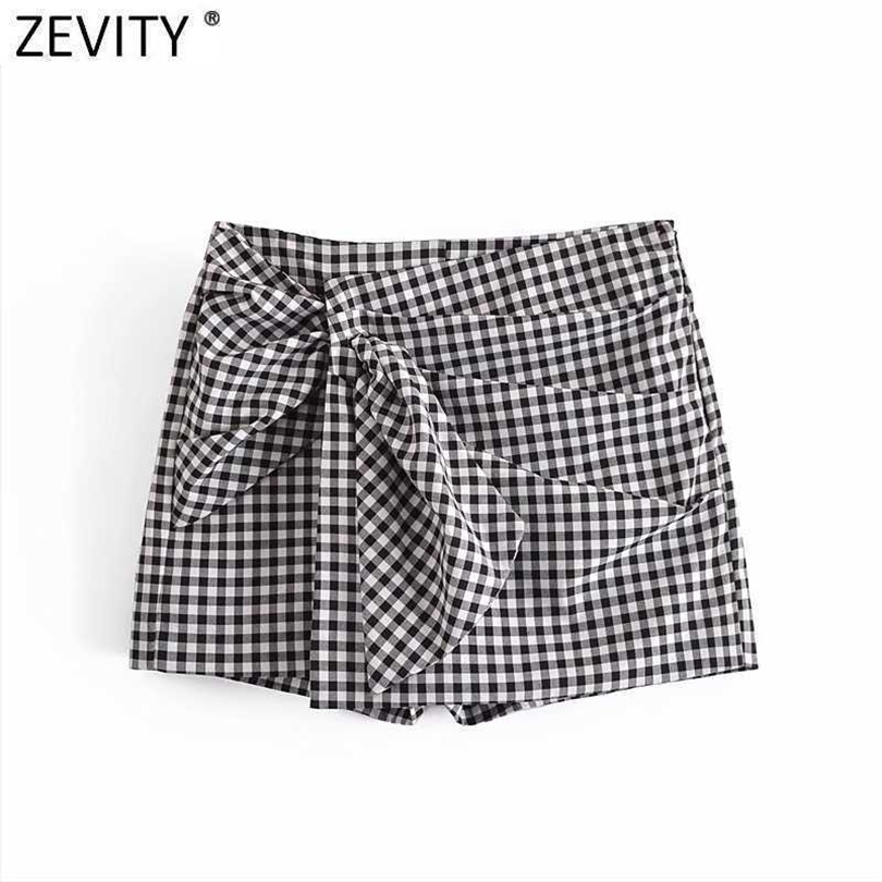 Zevity Women Vintage Plaid Print Bow Tied Casual Slim Bermuda Shorts Female Chic Side Zipper Summer Pantalone Cortos P1087 210603, As pic p1087wf
Zevity Women Vintage Plaid Print Bow Tied Casual Slim Bermuda Shorts Female Chic Side Zipper Summer Pantalone Cortos P1087 210603, As pic p1087wf