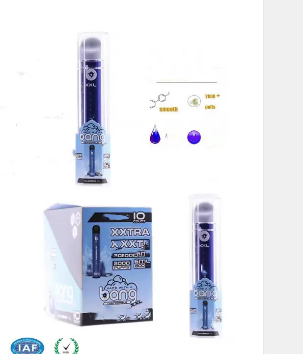 Original Electronic Cigarette Set Bang XXL XXTRA Puff Vape Pen 2000 Puffs 6ml Pre-filling oil Pods 800mAh Disposable Battery Case Pack
Original Electronic Cigarette Set Bang XXL XXTRA Puff Vape Pen 2000 Puffs 6ml Pre-filling oil Pods 800mAh Disposable Battery Case Pack