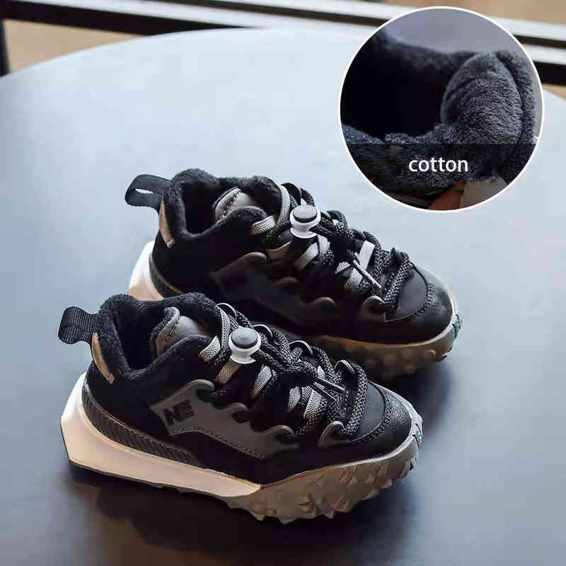 Boys' sneakers for fall/winter 2022 girls' old shoes cotton casual Y220510