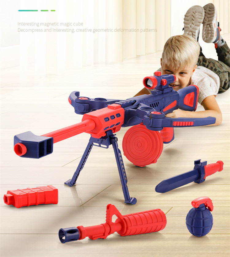 Wholesale Magnetic Toys Gun Games Assembly Boys' Electric AK47 Sound Light Simulation 98K Children's Birthday Gifts
Wholesale Magnetic Toys Gun Games Assembly Boys' Electric AK47 Sound Light Simulation 98K Children's Birthday Gifts
