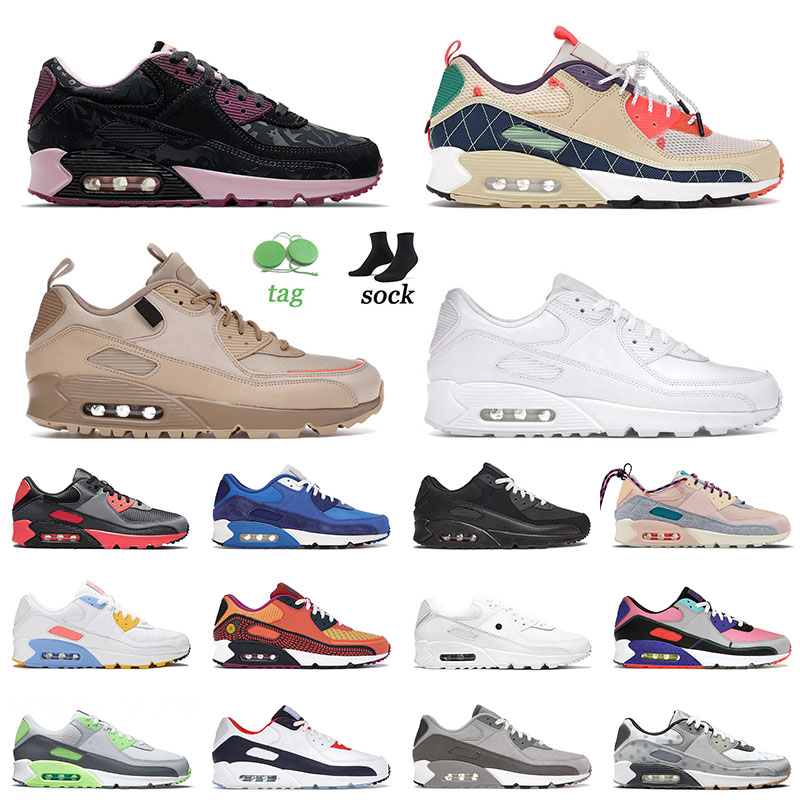 90 90s Shoes Violet Running Sports Trail Team Gold Size 12 Triple White Surplus Desert Camo Obsidian Fossil Stone Shimmer Polka Trainers Sneakers 36-46, B10 sail sea glass 40-45