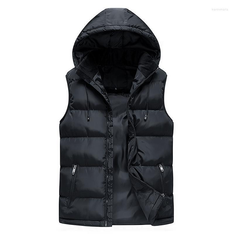 Men's Vests 2022 Spring Autumn Sleeveless Jacket For Men Fashion Warm Hooded Male Winter Vest Light Plus Size Mens Work Waistcoat Kare22, Black
Men's Vests 2022 Spring Autumn Sleeveless Jacket For Men Fashion Warm Hooded Male Winter Vest Light Plus Size Mens Work Waistcoat Kare22, Black
