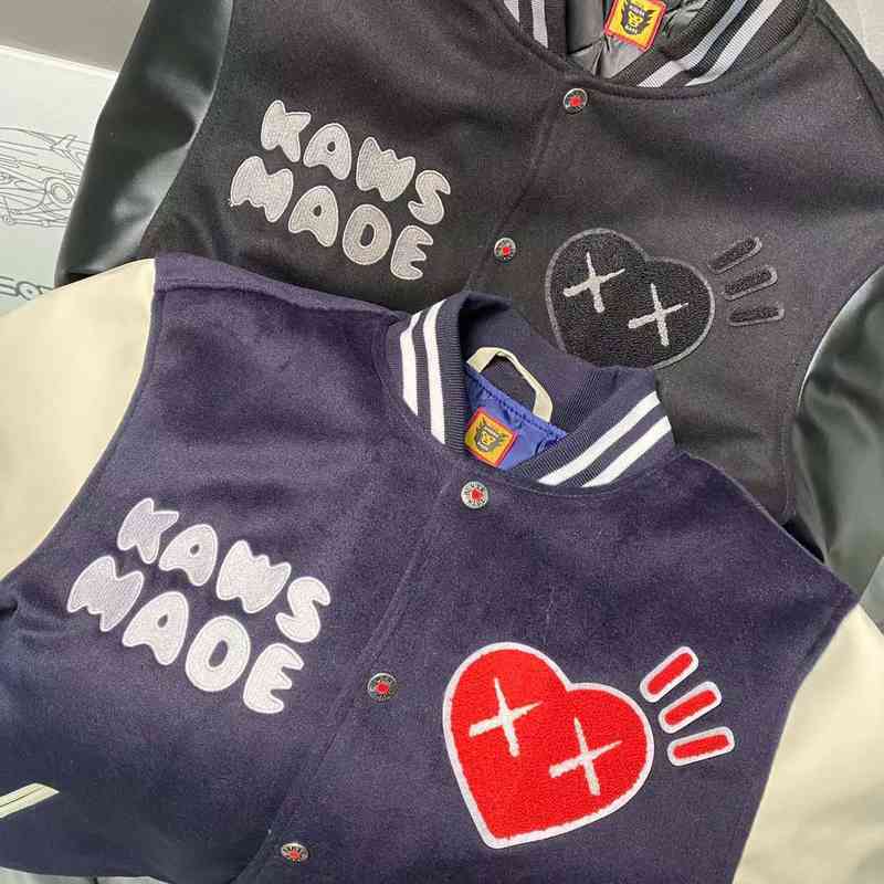 Japan fashion Nigo human made co branded kaws ape head Baseball Jacket men hoodies, Navy blue
Japan fashion Nigo human made co branded kaws ape head Baseball Jacket men hoodies, Navy blue