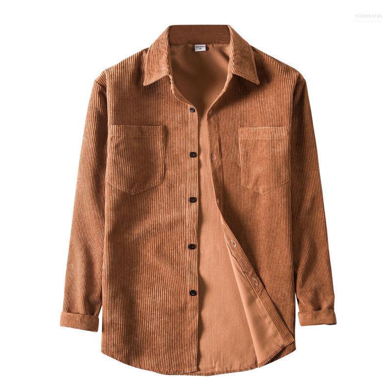 Men's Casual Shirts Corduroy Men Harajuku Brown Shirt Retro Long Sleeve Vintage Clothes Streetwear Clothing Eldd22, Blue
Men's Casual Shirts Corduroy Men Harajuku Brown Shirt Retro Long Sleeve Vintage Clothes Streetwear Clothing Eldd22, Blue