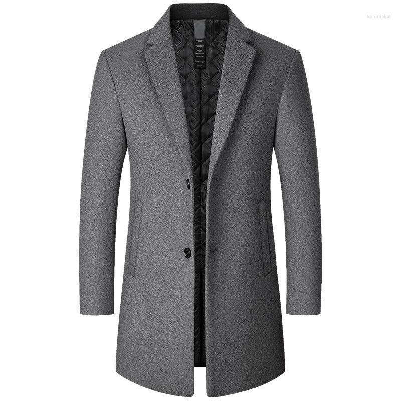 Men's Wool & Blends 2022 Long Classical Woollen Trench Coat Homme Good Quality Single Breasted Mens Winter Jackets And Coats Kend22, Black
Men's Wool & Blends 2022 Long Classical Woollen Trench Coat Homme Good Quality Single Breasted Mens Winter Jackets And Coats Kend22, Black