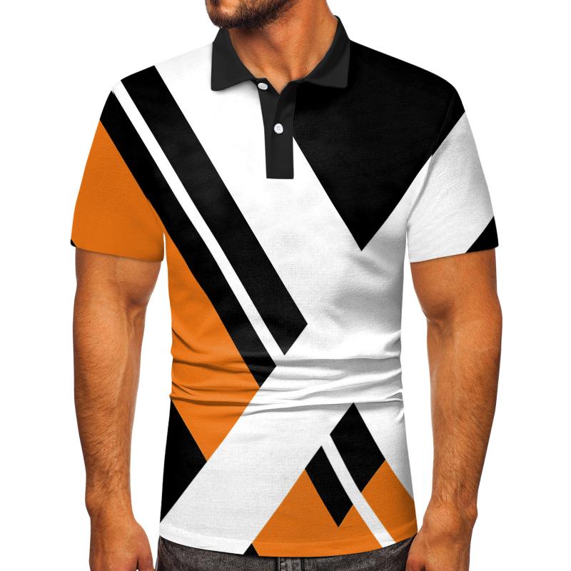 Men's Polos Men Casual Summer Short Sleeve Turndown Neck Shirt Printed Tee Top Blouse T Shirts For White Cotton ShirtMen's, Blue 
Men's Polos Men Casual Summer Short Sleeve Turndown Neck Shirt Printed Tee Top Blouse T Shirts For White Cotton ShirtMen's, Blue