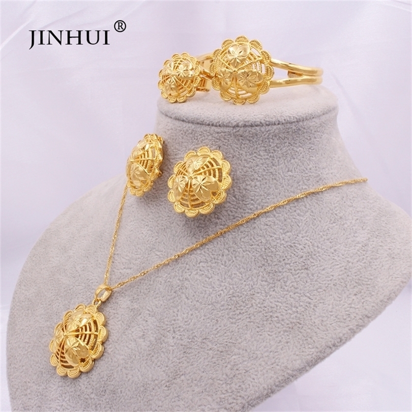 Ethiopia 24K gold jewelry sets for women African wedding Wife gifts bridal Party Necklace Pendant Earrings ring set jewellery 201222
Ethiopia 24K gold jewelry sets for women African wedding Wife gifts bridal Party Necklace Pendant Earrings ring set jewellery 201222