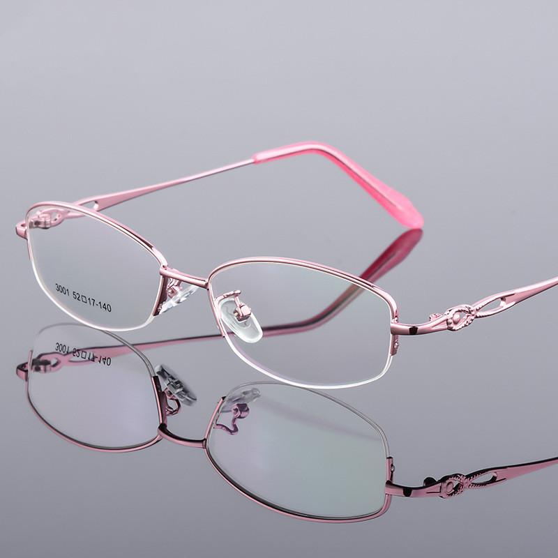 Fashion Sunglasses Frames Half Rimless Eyeglasses Frame Optical Prescription Semi-Rim Glasses For Women's Eyewear Female Armacao OculoFa
Fashion Sunglasses Frames Half Rimless Eyeglasses Frame Optical Prescription Semi-Rim Glasses For Women's Eyewear Female Armacao OculoFa