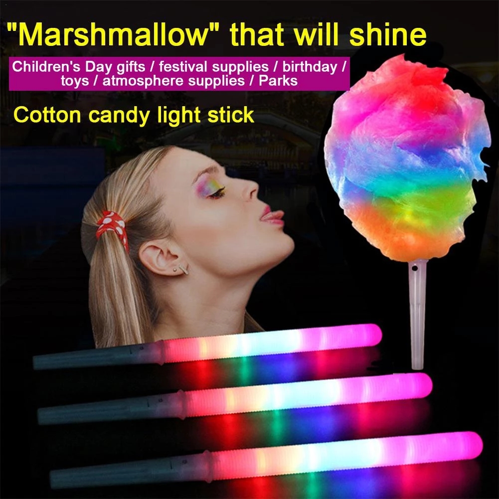 Festival Party Stick Glow In Dark Light Cotton Candy Cones Light Sticks Colorful Glowing Marshmallows Sticks Rave Accessories
Festival Party Stick Glow In Dark Light Cotton Candy Cones Light Sticks Colorful Glowing Marshmallows Sticks Rave Accessories