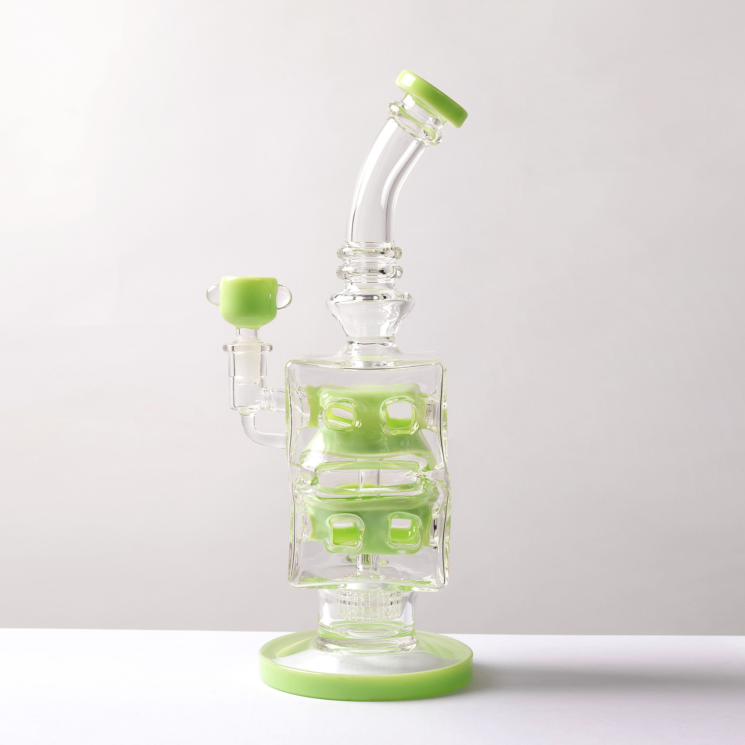 Hookah glass bong bongs ash catcher bubbler Smoking Accessories Milky Green hookahs oil rig bubbler Unique design You can customize the color Full height 12.5 inches 
Hookah glass bong bongs ash catcher bubbler Smoking Accessories Milky Green hookahs oil rig bubbler Unique design You can customize the color Full height 12.5 inches