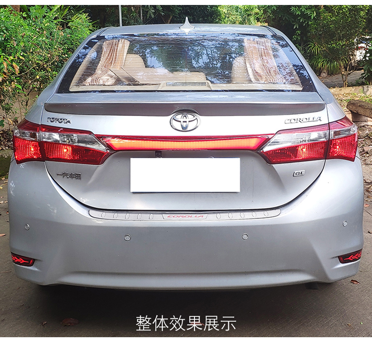LED Rear Bumper Lights For Toyota Corolla 2014-19 Altis Running Lights Brake Stream Turn Signal Lamp Automotive Accessories