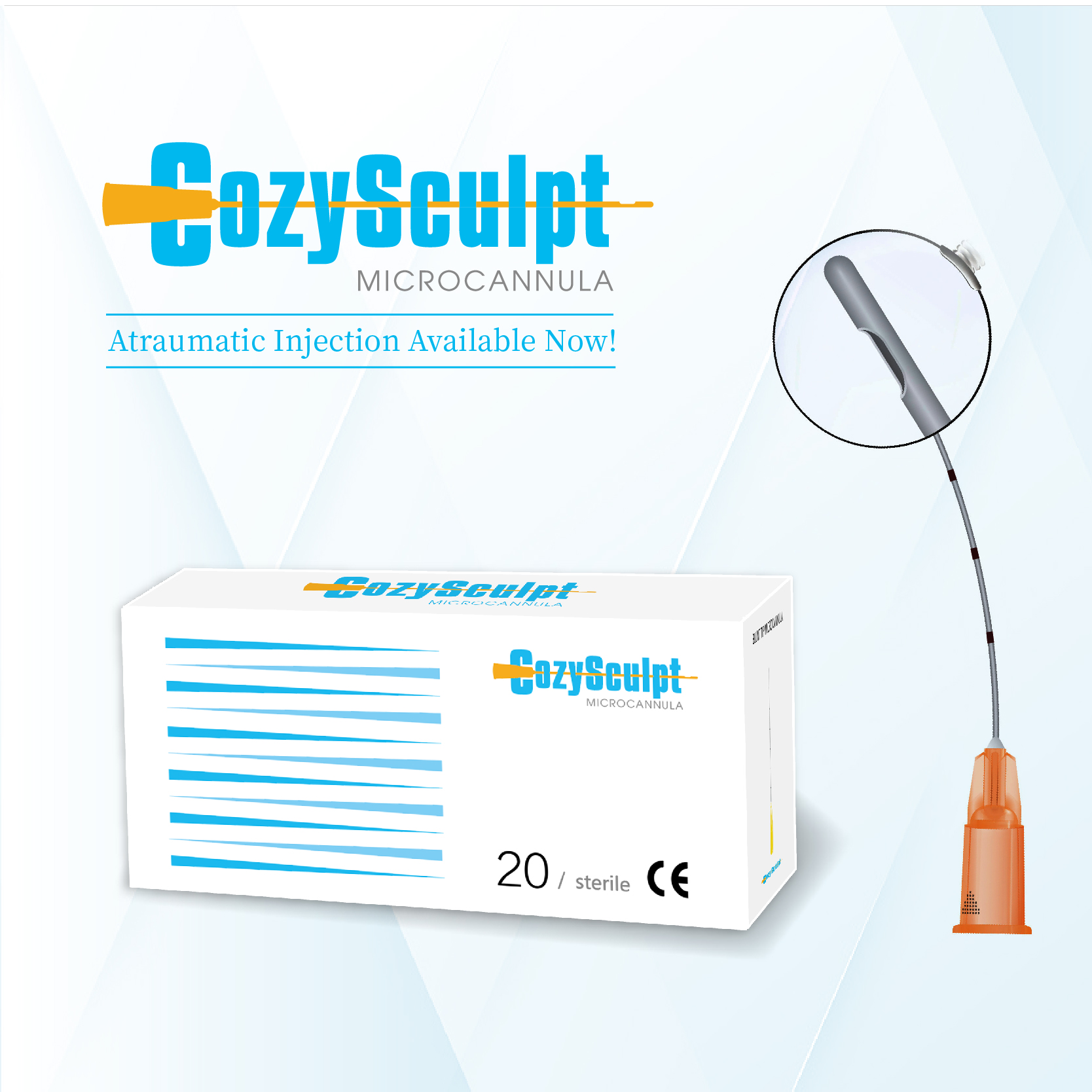 Microcannula Cozysculpt Buy cannula Stainless Steel Needle Beauty Items Disposable Syringe with Blunt Tip Online for Clinic Dermal Filler Injection
Microcannula Cozysculpt Buy cannula Stainless Steel Needle Beauty Items Disposable Syringe with Blunt Tip Online for Clinic Dermal Filler Injection