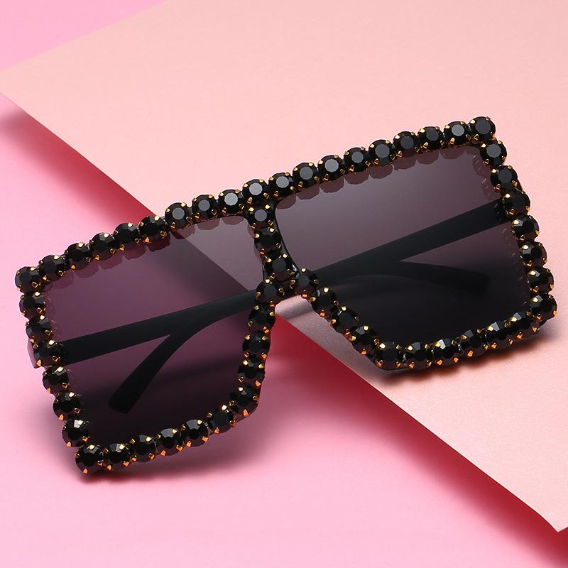 Sunglasses Large Frame Diamond-encrusted European And American Personality Ladies Street S Square SunglassesSunglasses
Sunglasses Large Frame Diamond-encrusted European And American Personality Ladies Street S Square SunglassesSunglasses