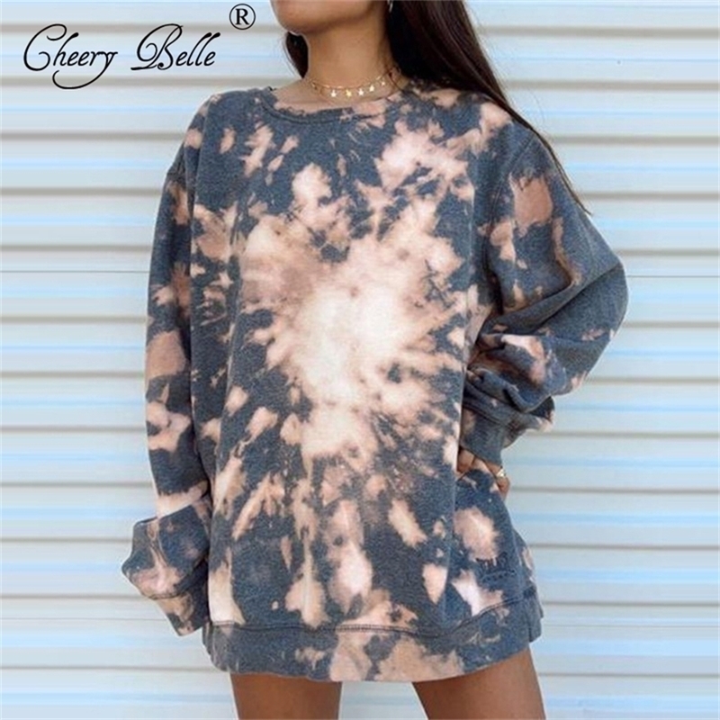 Womens Casual Color Block Tie Dye Crewneck autumn Long Sleeve Loose Pullover Sweatshirt Tops 201216, Multi
Womens Casual Color Block Tie Dye Crewneck autumn Long Sleeve Loose Pullover Sweatshirt Tops 201216, Multi