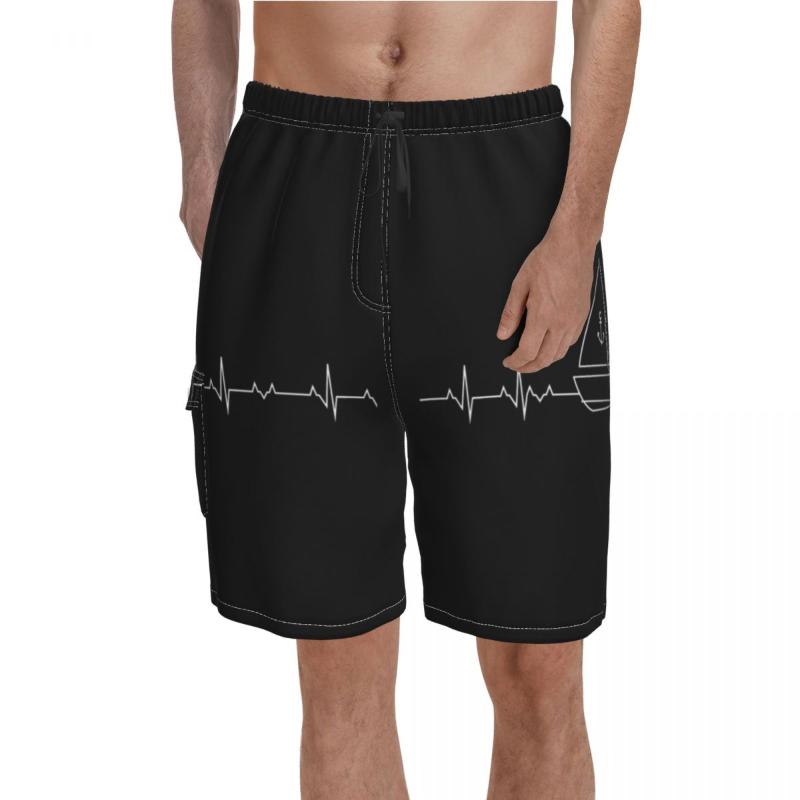 Men' Shorts Sailing Funny Sailor Board Heartbeat Print Beach Male Elastic Waist Comfortable Swim Trunks Plus Size 2XLMen
Men' Shorts Sailing Funny Sailor Board Heartbeat Print Beach Male Elastic Waist Comfortable Swim Trunks Plus Size 2XLMen