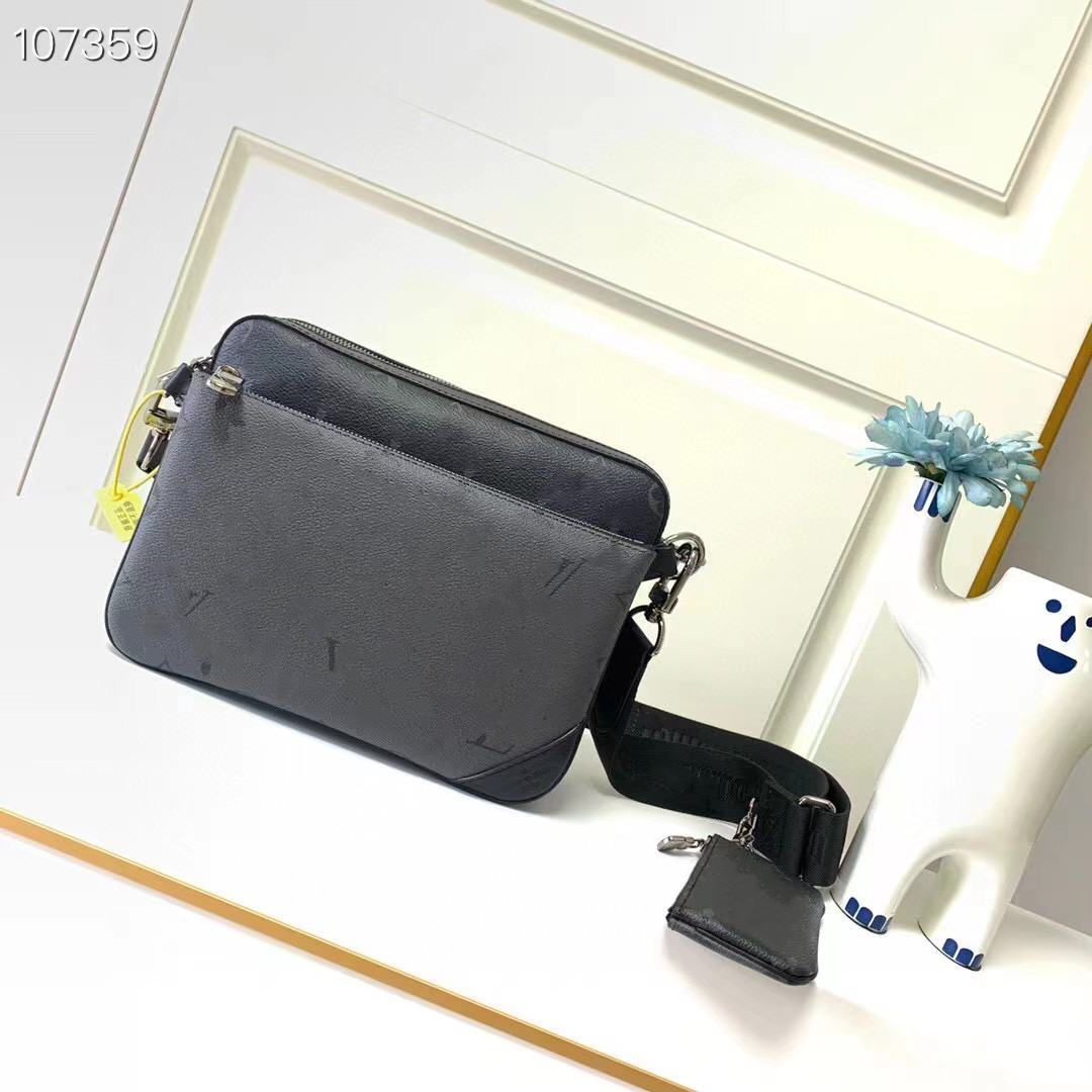 handbag Men shoulder bags designer cross body luxury man messenger bag Satchels 3 piece set satchel fashion handbag Composite mini package backpack, Black/grey flower letter
handbag Men shoulder bags designer cross body luxury man messenger bag Satchels 3 piece set satchel fashion handbag Composite mini package backpack, Black/grey flower letter