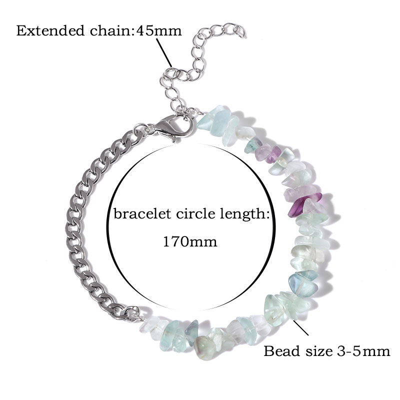 Lucky Rainbow 7 Chakra Bracelets Natural Stone Amethyst Healing Mala Pray Yoga Bracelet For Women Jewelry Gift