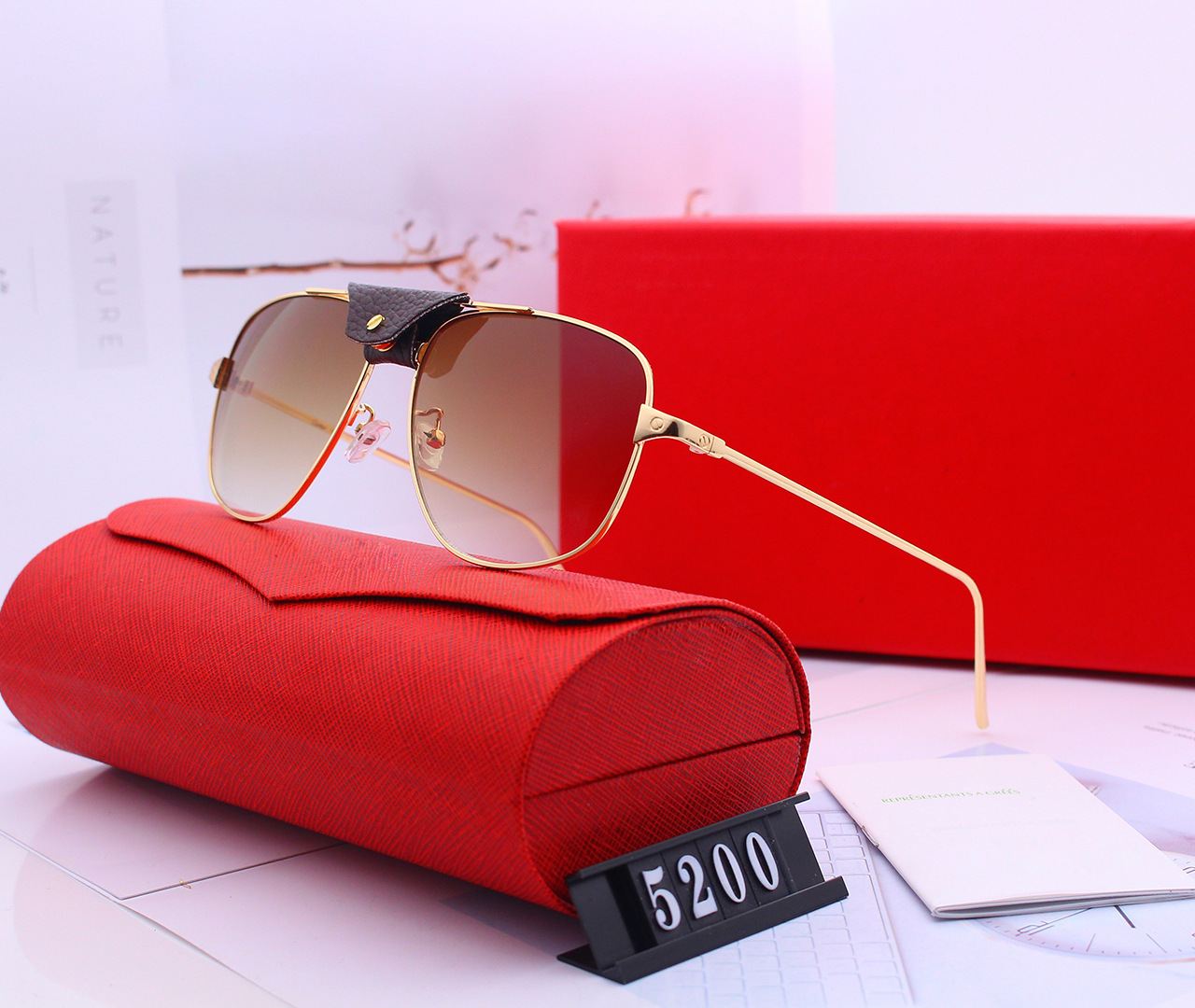 High quality sunglasses polygon trimming large frame glasses gradient metal sunglasses sunglasses UV400 wholesale
High quality sunglasses polygon trimming large frame glasses gradient metal sunglasses sunglasses UV400 wholesale
