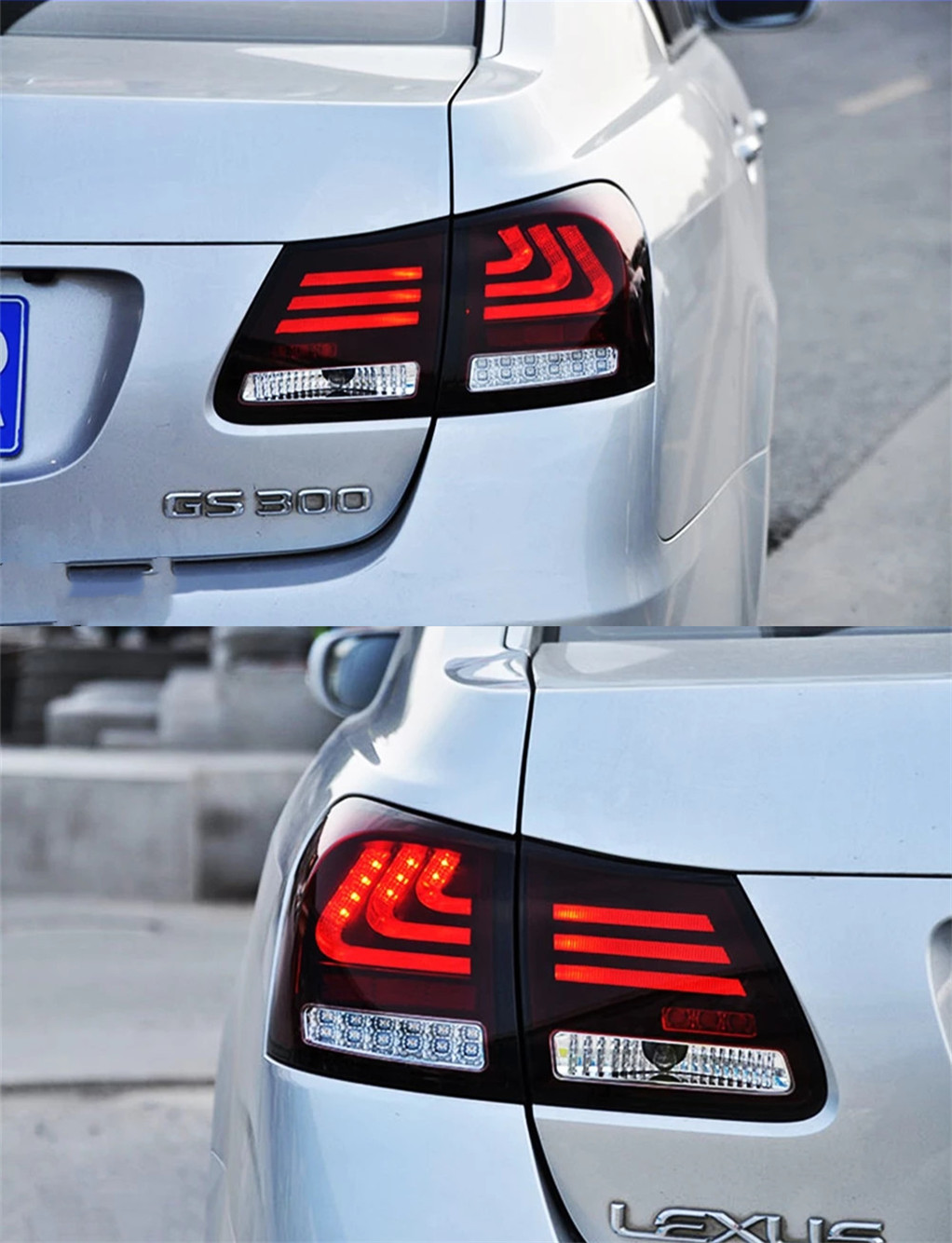 Tail Lamp for Lexus GS350 LED Tail Light 2004-2011 GS300 Rear Fog Brake Turn Signal Automotive Accessories
