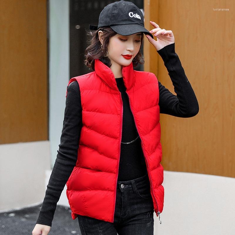 Women's Vests Women Warm Vest Autumn Winter Parkas Sleeveless Jacket Ladies 2022 Red Black Orange Beige Padded Coats Chaleco Mujer Veste Fem
Women's Vests Women Warm Vest Autumn Winter Parkas Sleeveless Jacket Ladies 2022 Red Black Orange Beige Padded Coats Chaleco Mujer Veste Fem