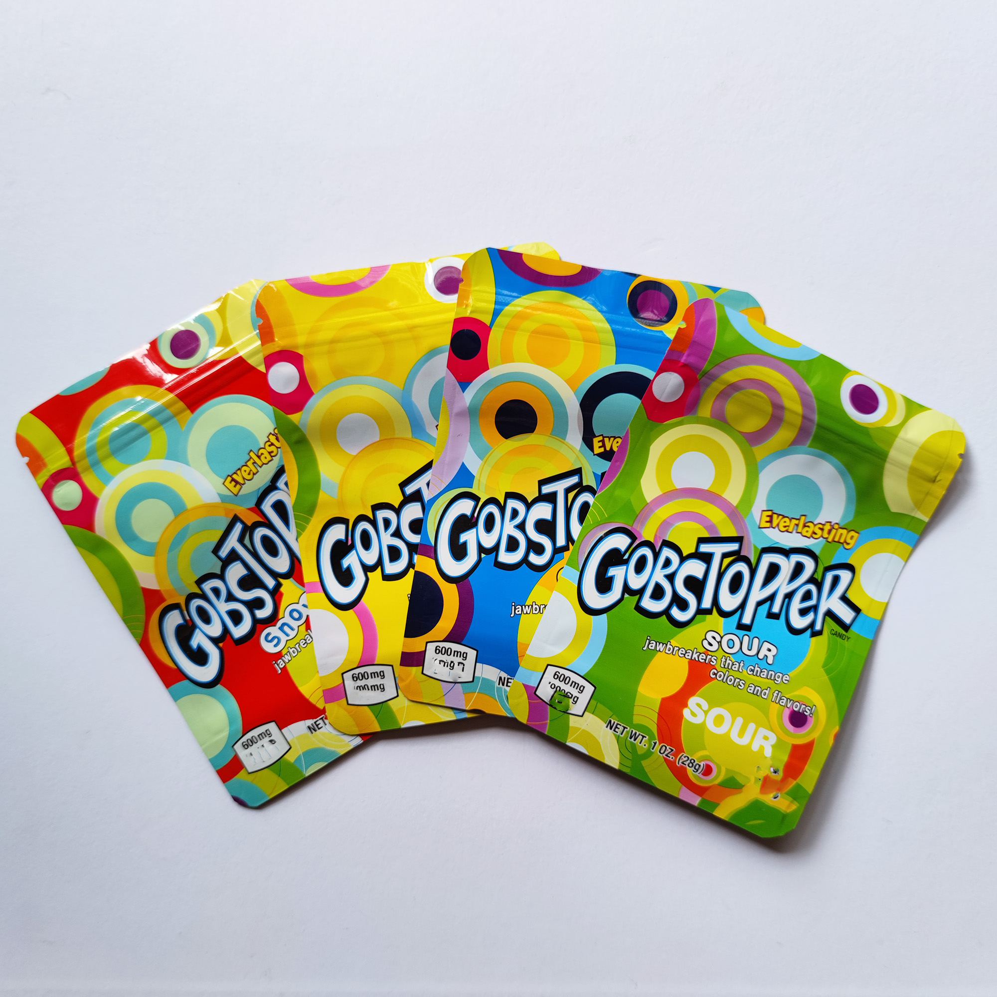 Newest 600mg gobstopper packing bag snowballs chewy medicated sour gummies stand up edible mylar packaging bags resealable candy Edibles package
Newest 600mg gobstopper packing bag snowballs chewy medicated sour gummies stand up edible mylar packaging bags resealable candy Edibles package