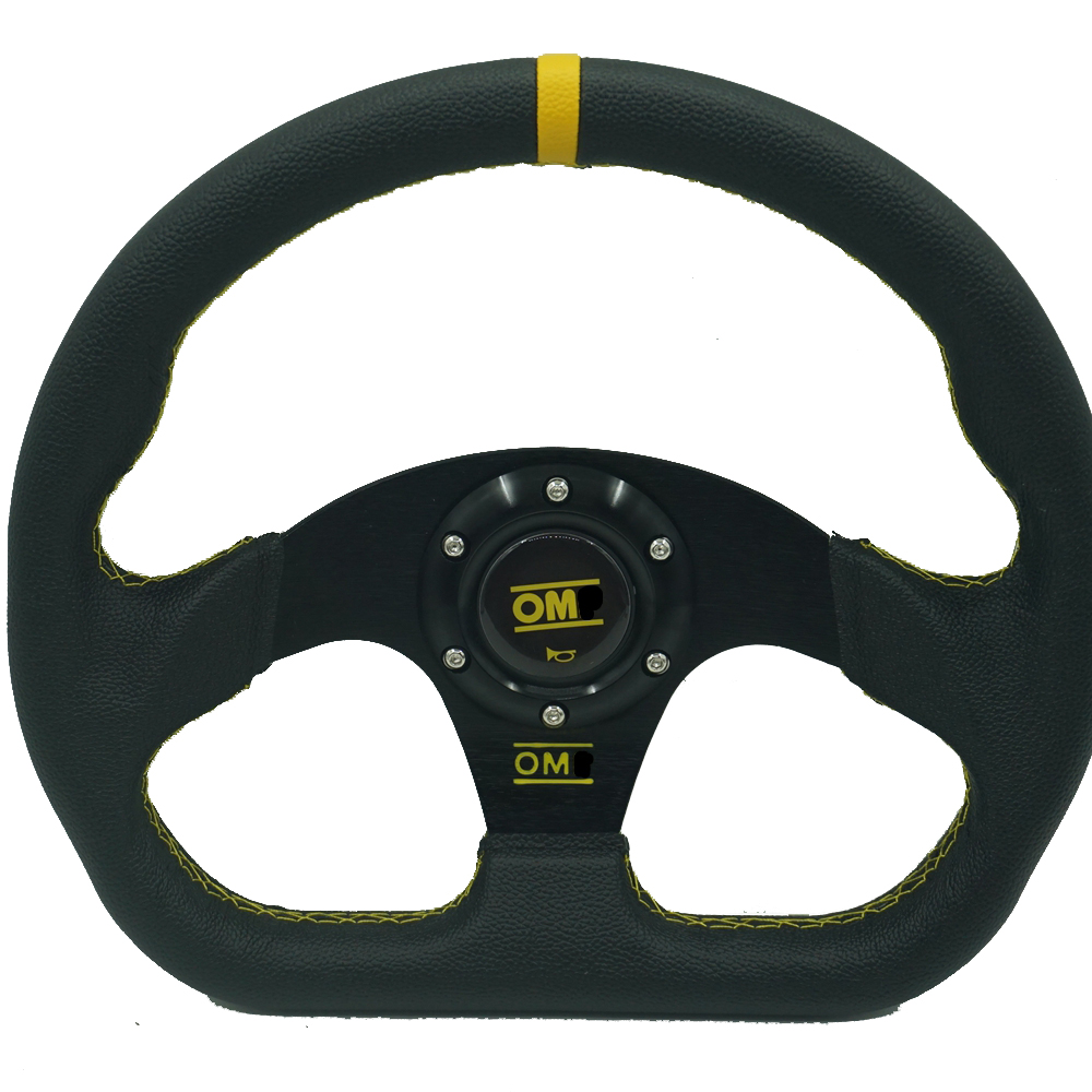 JDM Universal OM D-Shape Steering Wheel Modified Racing 13Inch 320mm Leather Flat Drift Car Rally Sport Simulated Game With Logo
JDM Universal OM D-Shape Steering Wheel Modified Racing 13Inch 320mm Leather Flat Drift Car Rally Sport Simulated Game With Logo